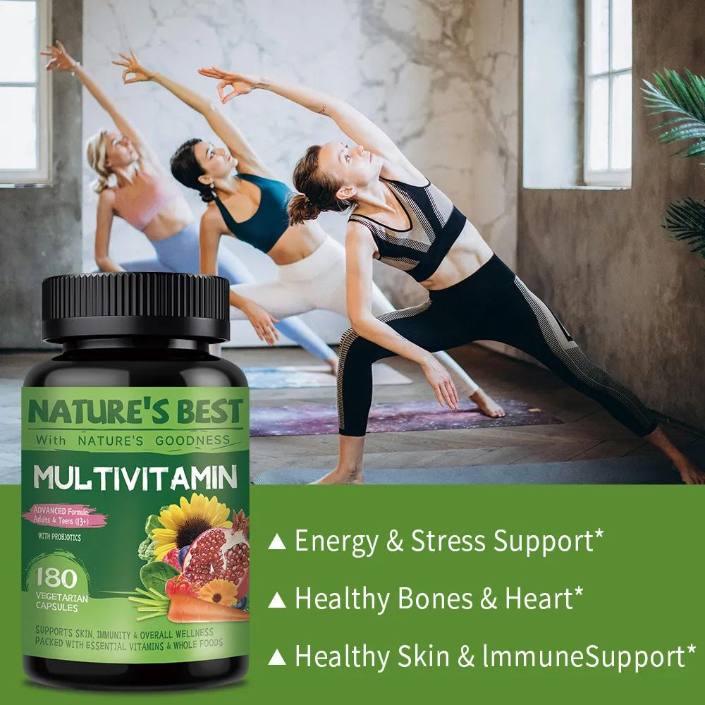 Nature's Best Multivitamin- Advanced Formula, Adults & Teens 180 Capsules