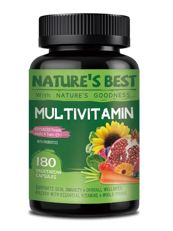 Nature's Best Multivitamin- Advanced Formula, Adults & Teens 180 Capsules Medicare Wellness Hub
