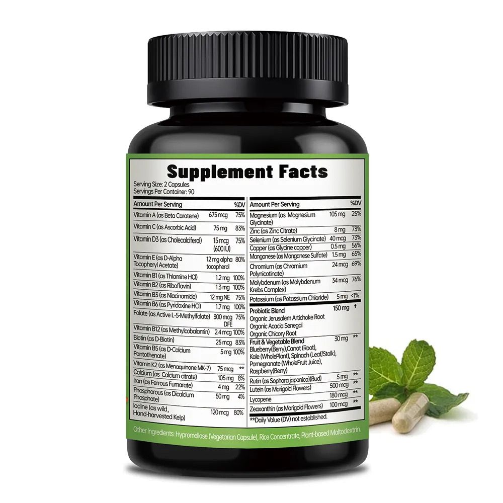 Nature's Best Multivitamin- Advanced Formula, Adults & Teens 180 Capsules
