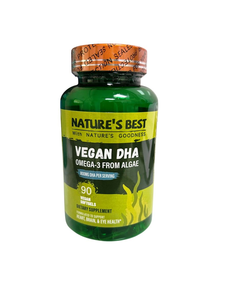 Algae Oil, Vegan DHA – Omega-3, 90 Capsules – Medicare Wellness Hub