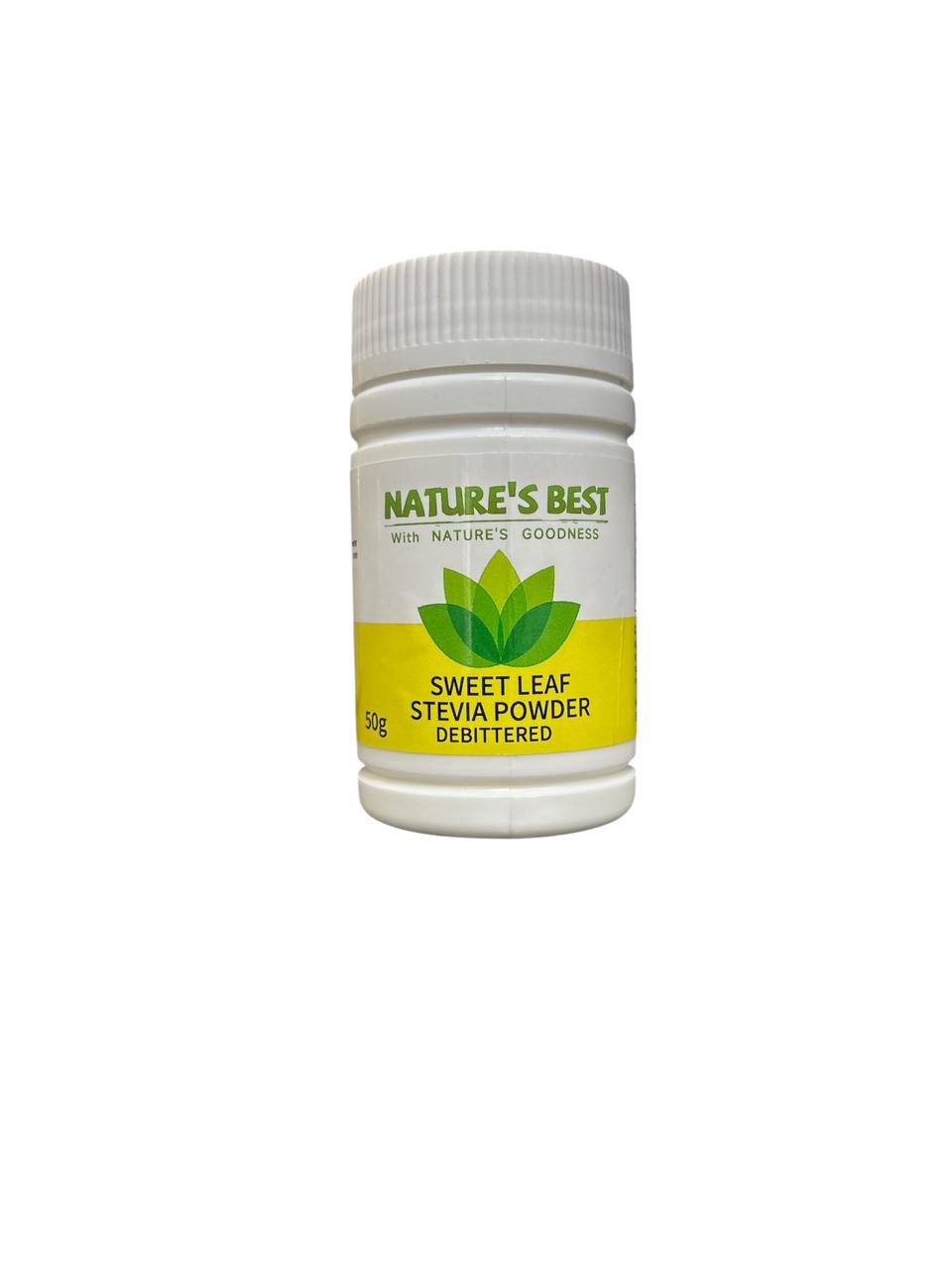 Stevia Sweetner Powder, Nature's Best, All Natural 50g Medicare Wellness Hub
