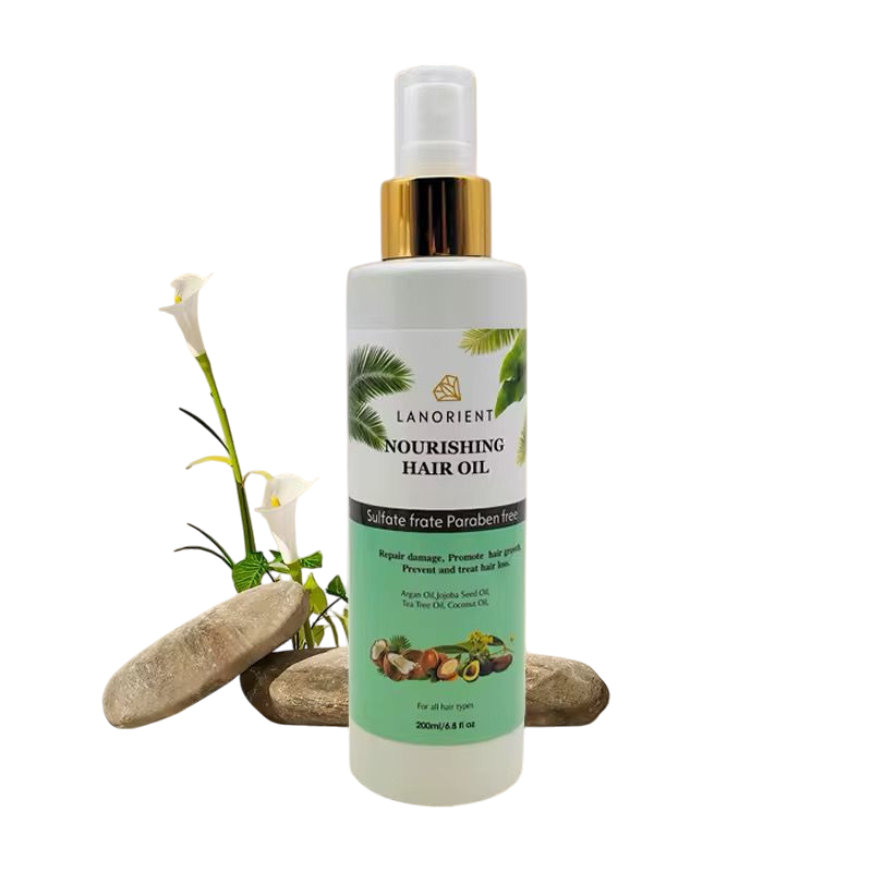 Organic hair oil for scalp health