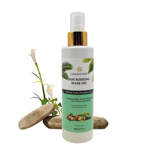Organic hair oil for scalp health