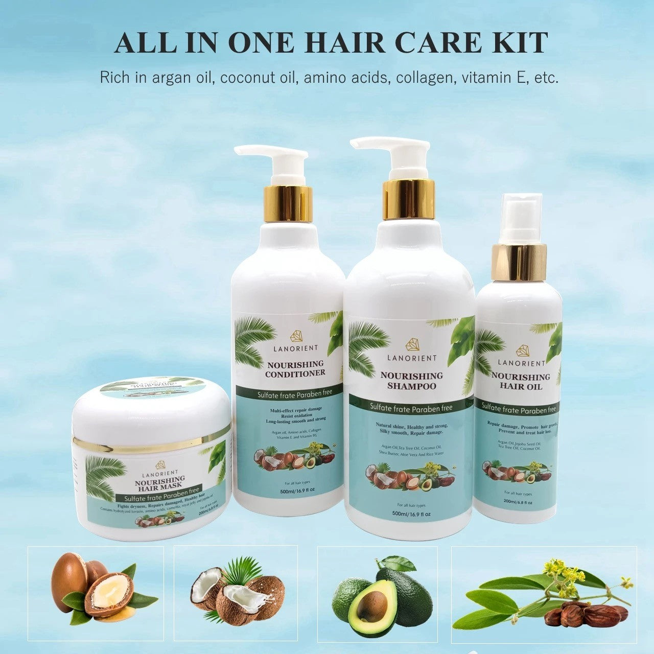 Sulphate-free conditioner for color-treated hair