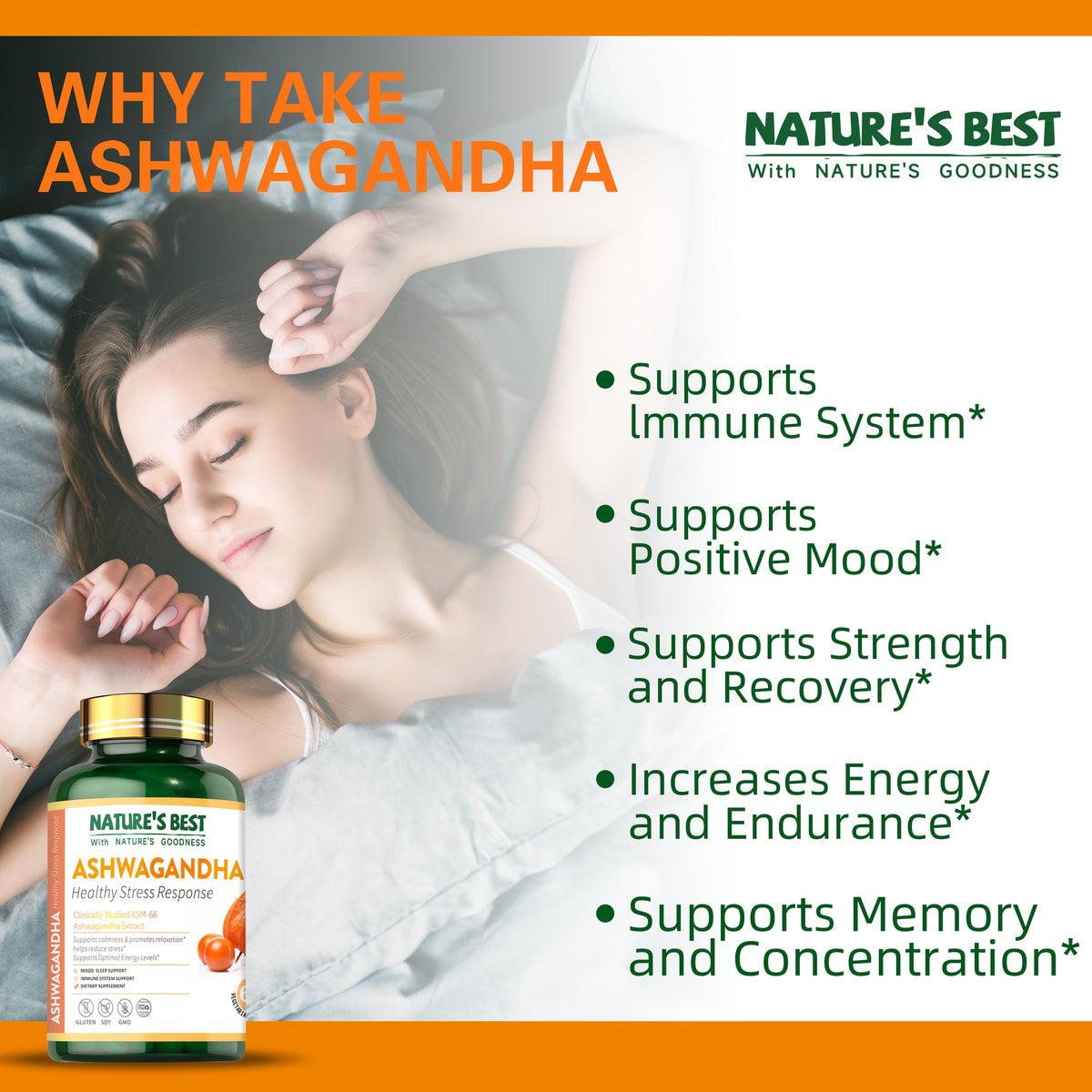 Ashwagandha 1000mg - Nature's Best 60 Veg Capsules Medicare Wellness Hub
