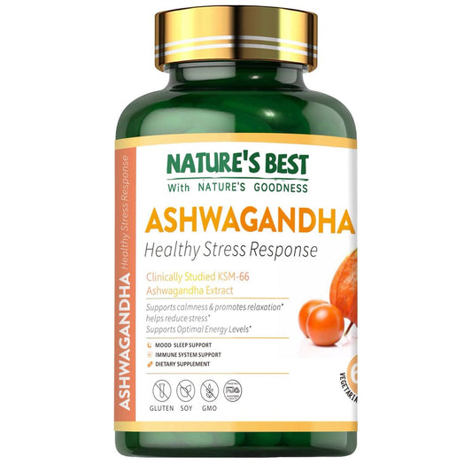 Ashwagandha 1000mg - Nature's Best 60 Veg Capsules Medicare Wellness Hub