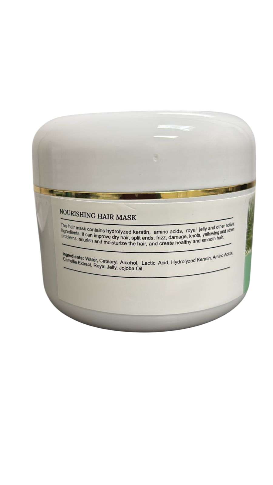 Organic hair mask for hair growth