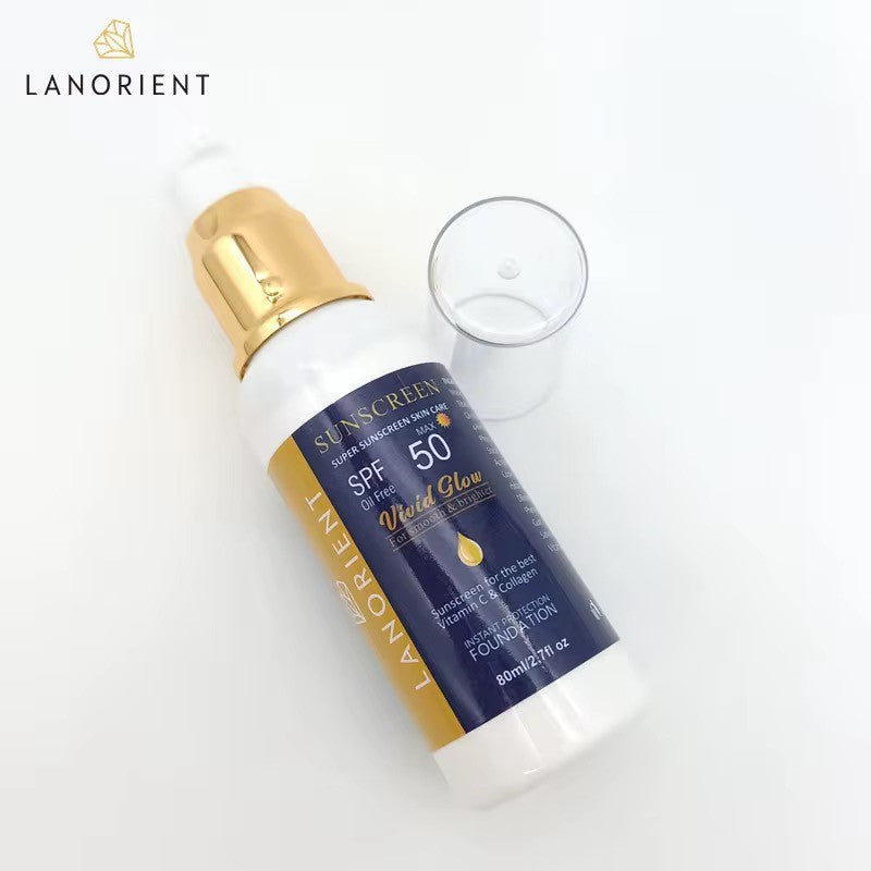 Sunscreen SPF 50, Vitamin C & Collagen- Lanorient (80ml) - Medicare Wellness Hub
