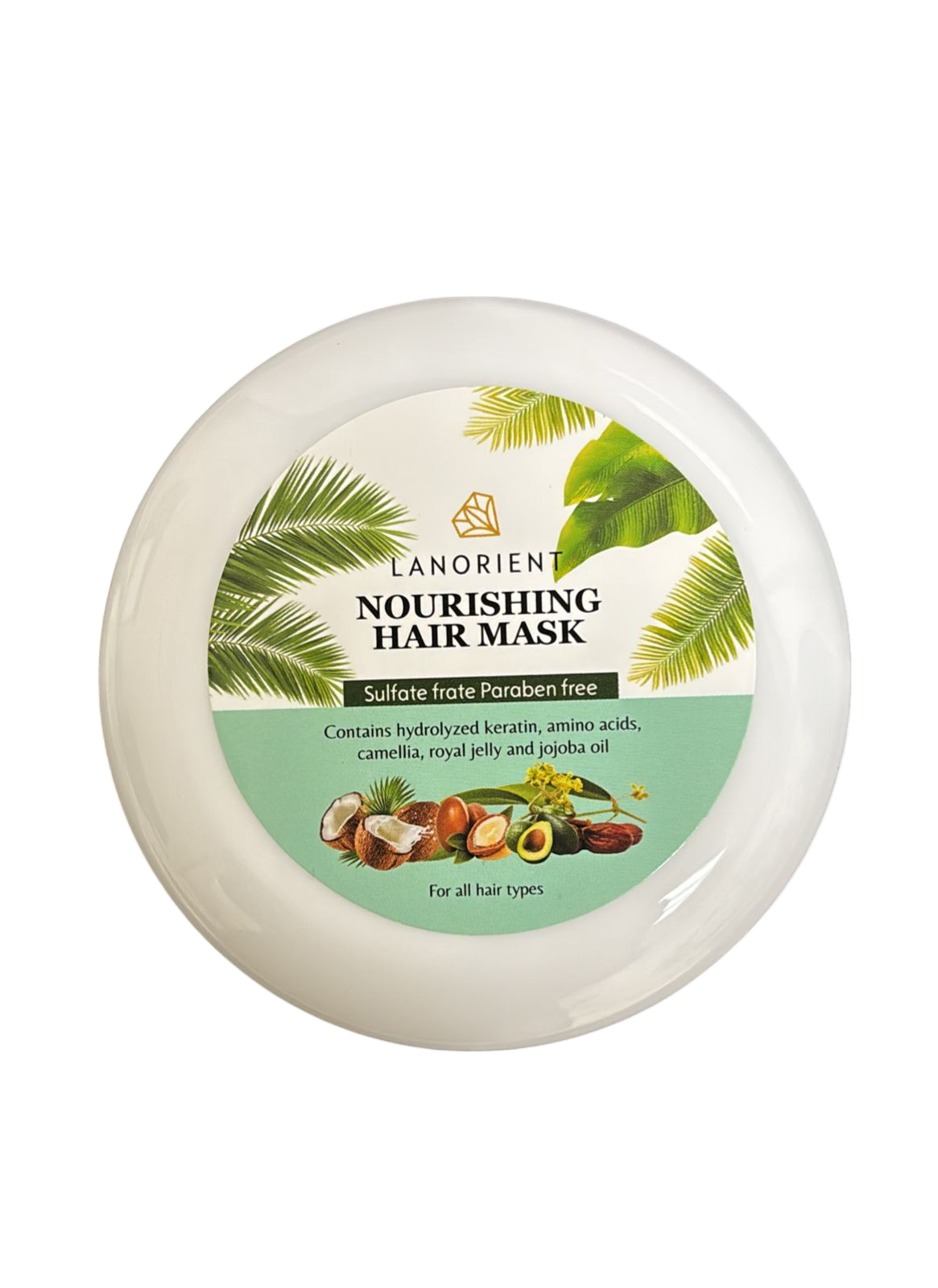 Keratin-infused hair mask